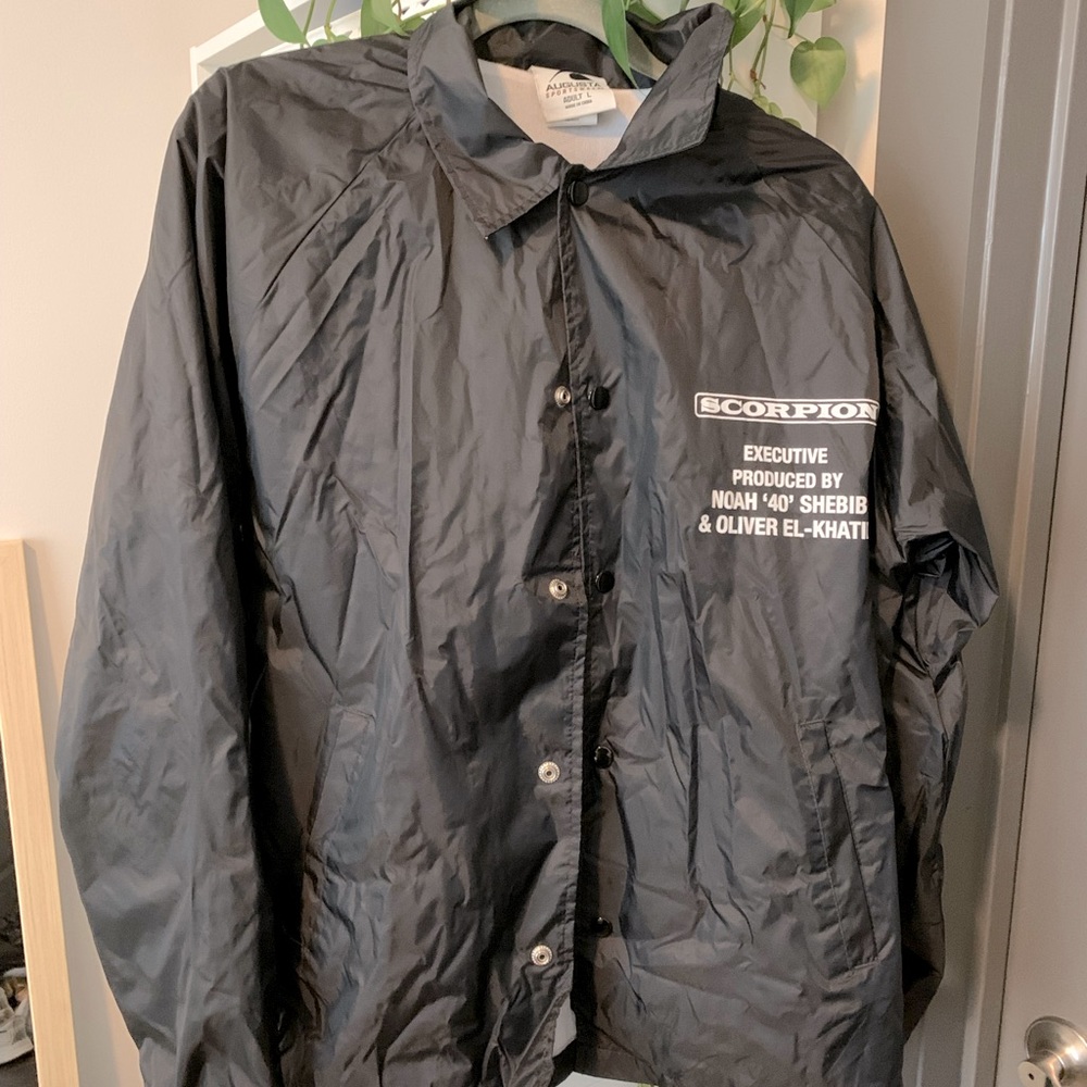 Drake Scorpion 2018 tour coach’s jacket (Black) - Men’s size M